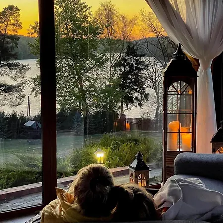 Zdunlandia Dom Nad Jeziorem, Jacuzzi, Kort, Basen Casa de Férias